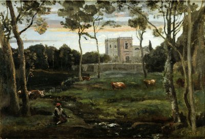 Il parco della Villa Doria-Pamphili, Roma da Jean Baptiste Camille Corot